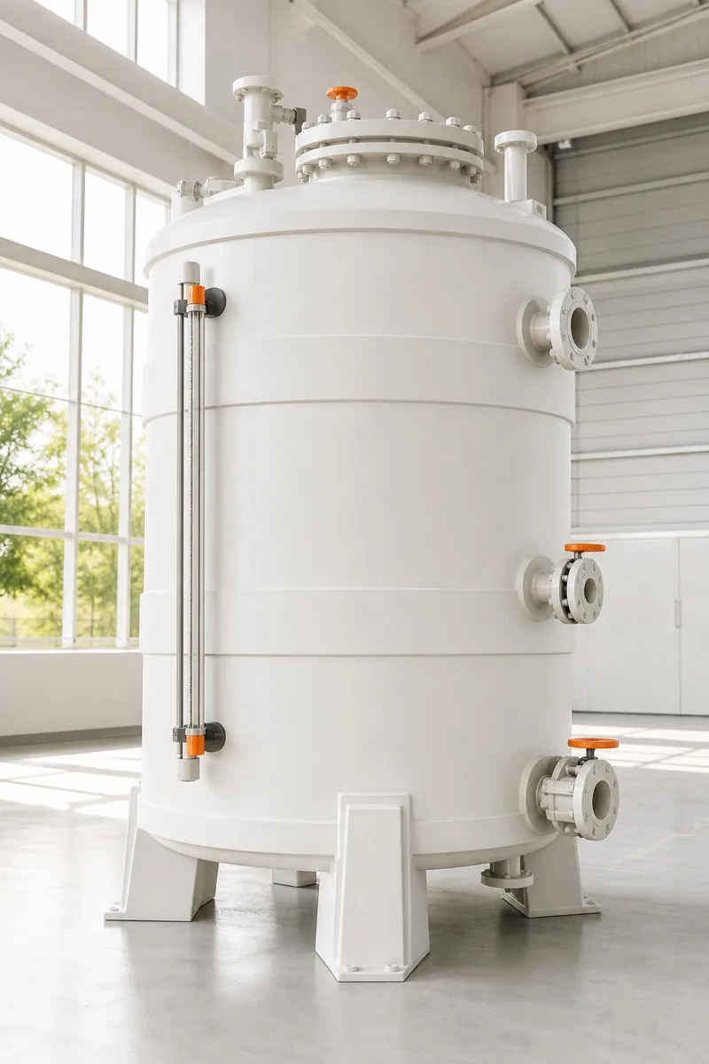 PPH tank for HF acid service