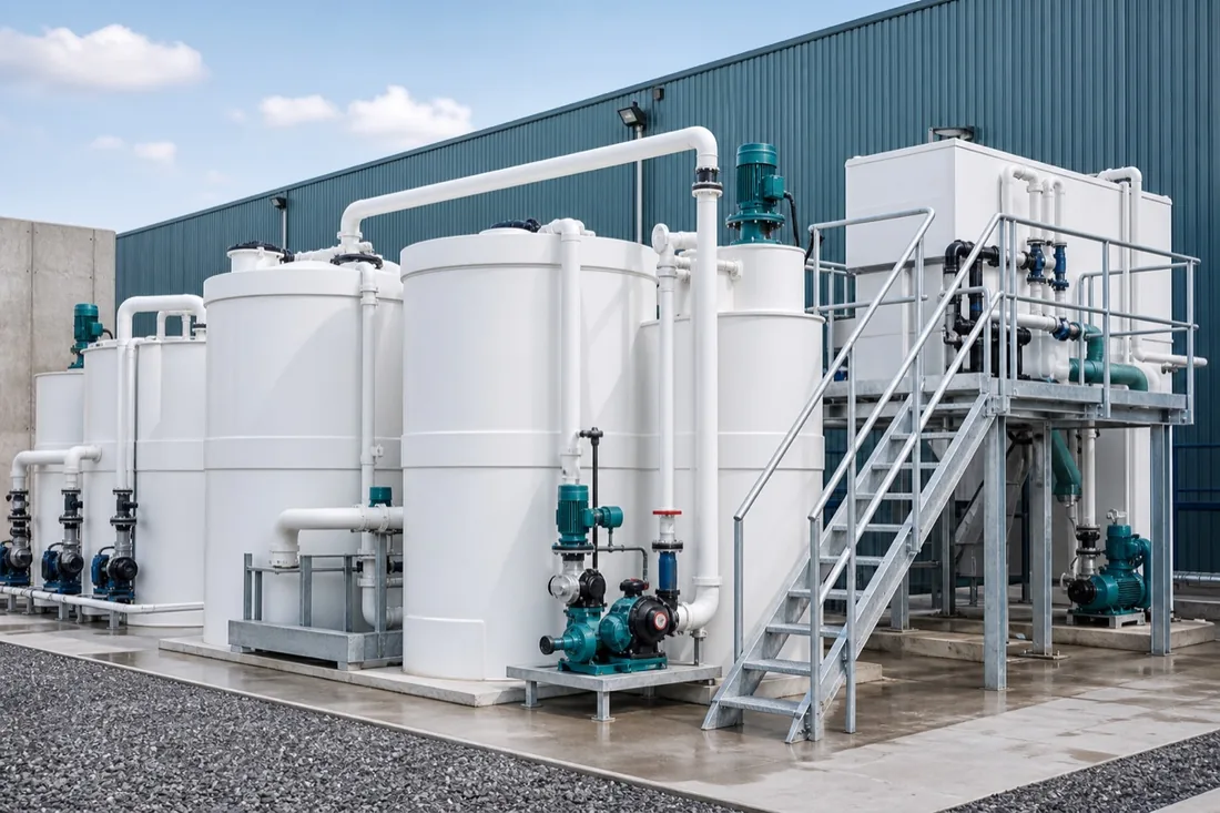Odor control system at wastewater treatment plant